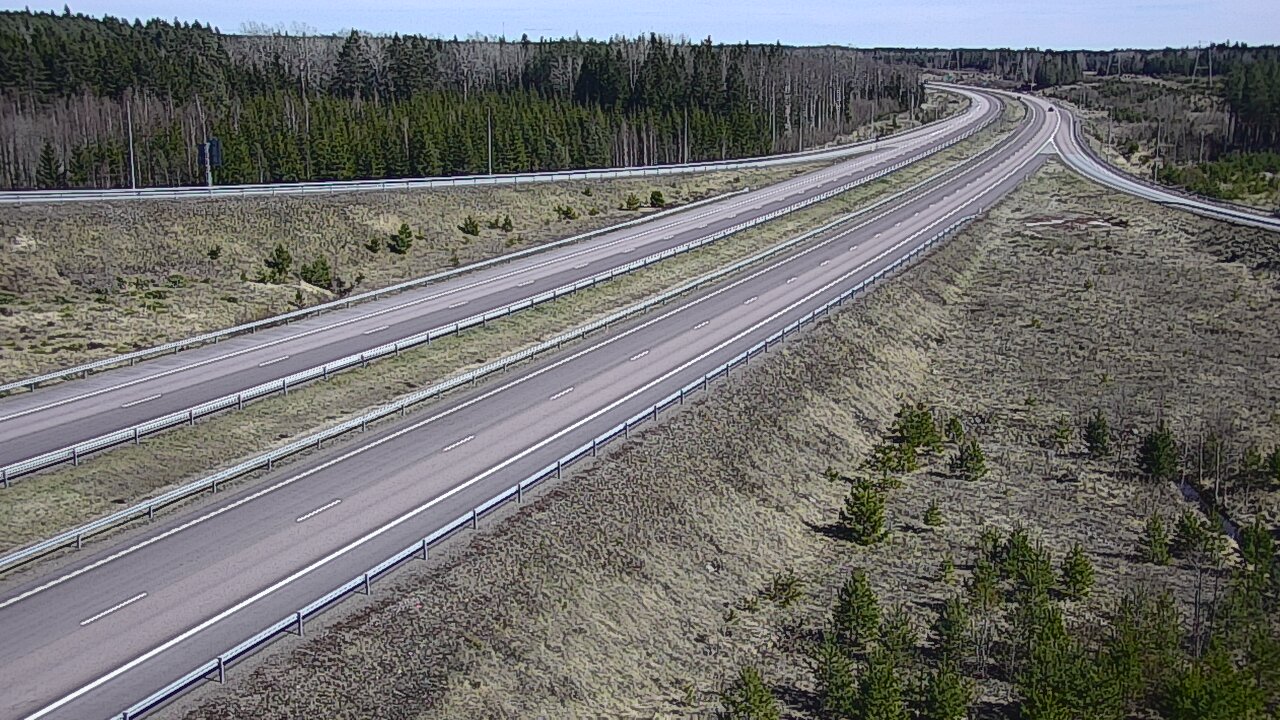 Weather Camera Image Väg 7 Fredrikshamn, Lelu, Hamina, Kymenlaakso