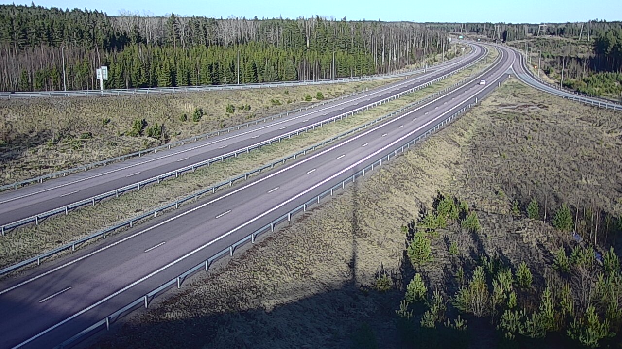 Weather Camera Image Väg 7 Fredrikshamn, Lelu, Hamina, Kymenlaakso