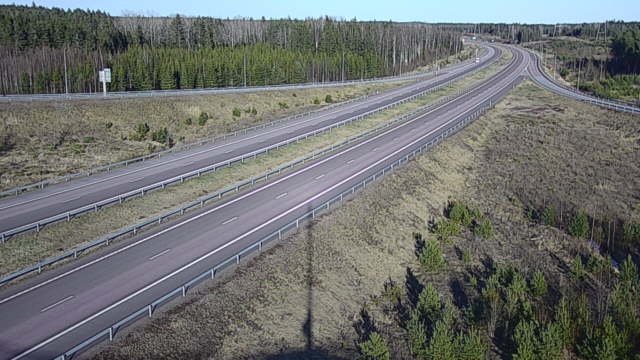 Weather Camera Image Väg 7 Fredrikshamn, Lelu, Hamina, Kymenlaakso