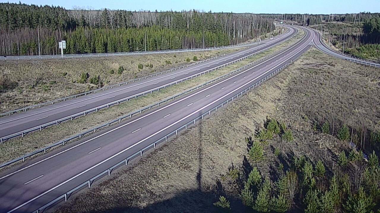 Weather Camera Image Väg 7 Fredrikshamn, Lelu, Hamina, Kymenlaakso