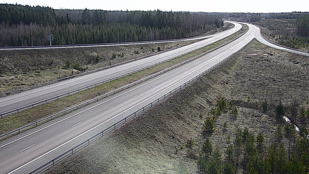 Weather Camera Image Väg 7 Fredrikshamn, Lelu, Hamina, Kymenlaakso