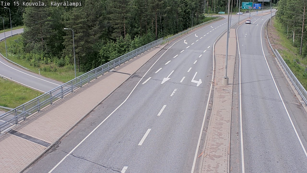 Kelikamerat Kuva Tie 15 Kouvola, Käyrälampi, Kouvola, Kymenlaakso