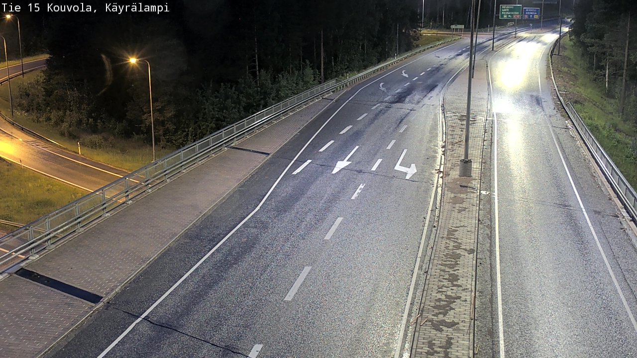 Kelikamerat Kuva Tie 15 Kouvola, Käyrälampi, Kouvola, Kymenlaakso