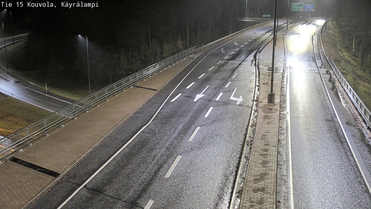 Weather Camera Image Road 15 Kouvola, Käyrälampi, Kouvola, Kymenlaakso