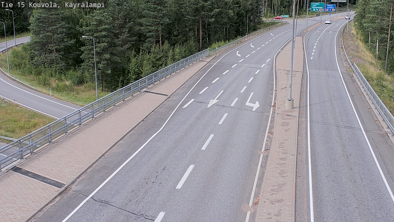 Kelikamerat Kuva Tie 15 Kouvola, Käyrälampi, Kouvola, Kymenlaakso
