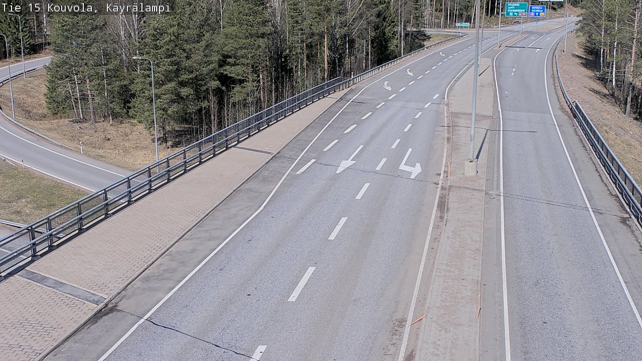 Kelikamerat Kuva Tie 15 Kouvola, Käyrälampi, Kouvola, Kymenlaakso