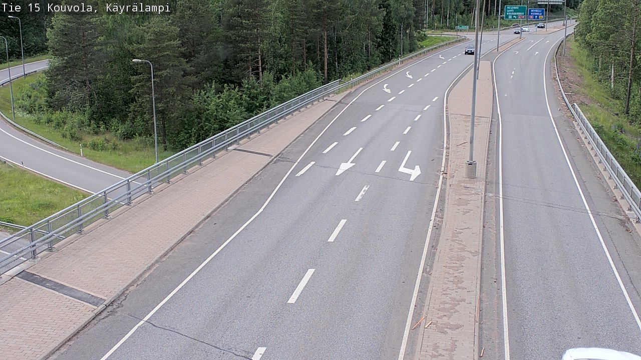 Kelikamerat Kuva Tie 15 Kouvola, Käyrälampi, Kouvola, Kymenlaakso