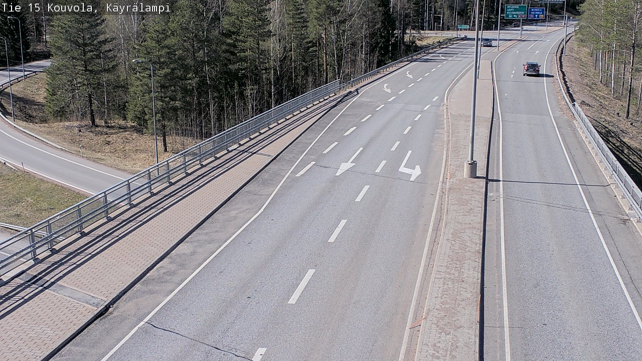 Kelikamerat Kuva Tie 15 Kouvola, Käyrälampi, Kouvola, Kymenlaakso
