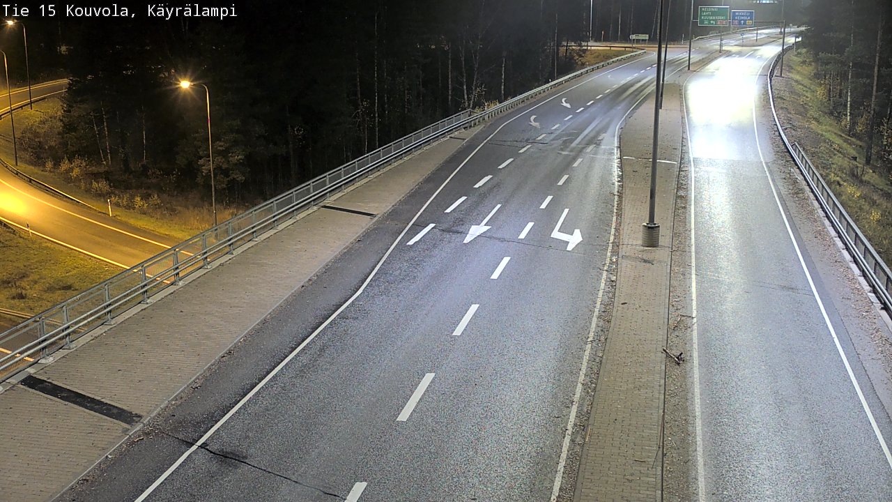 Kelikamerat Kuva Tie 15 Kouvola, Käyrälampi, Kouvola, Kymenlaakso