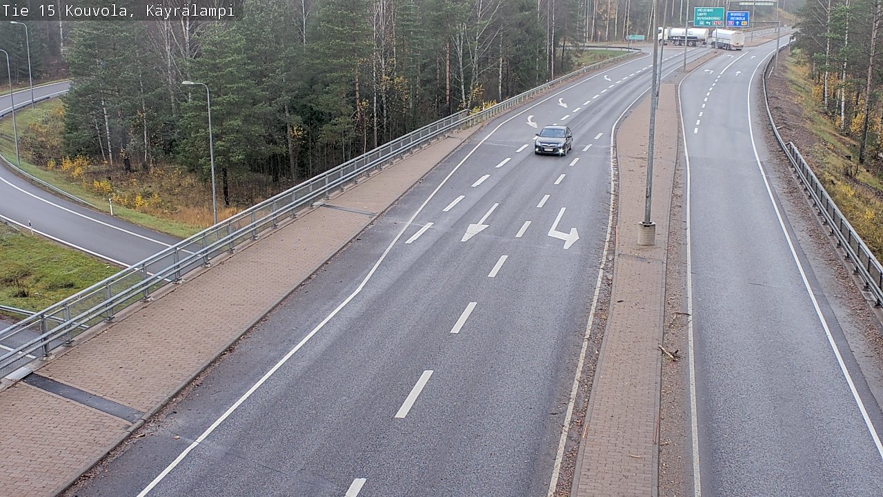 Kelikamerat Kuva Tie 15 Kouvola, Käyrälampi, Kouvola, Kymenlaakso