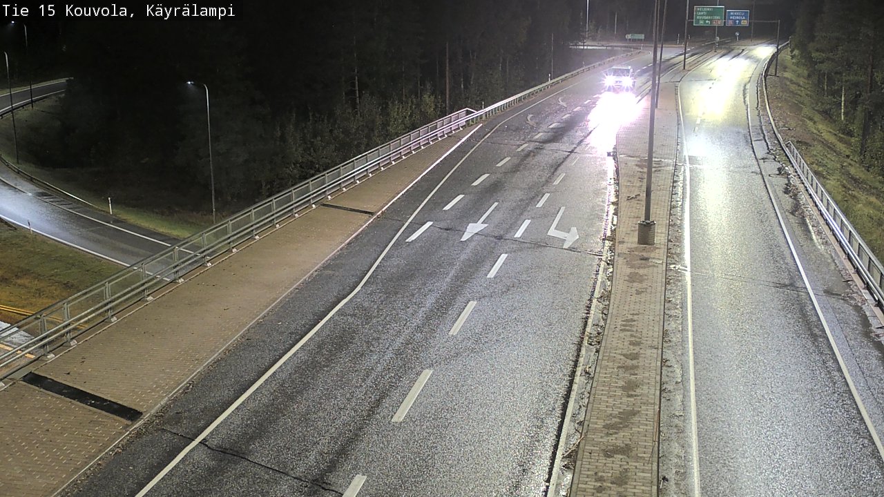 Weather Camera Image Road 15 Kouvola, Käyrälampi, Kouvola, Kymenlaakso