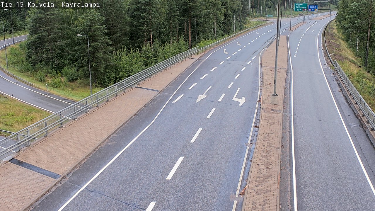 Kelikamerat Kuva Tie 15 Kouvola, Käyrälampi, Kouvola, Kymenlaakso