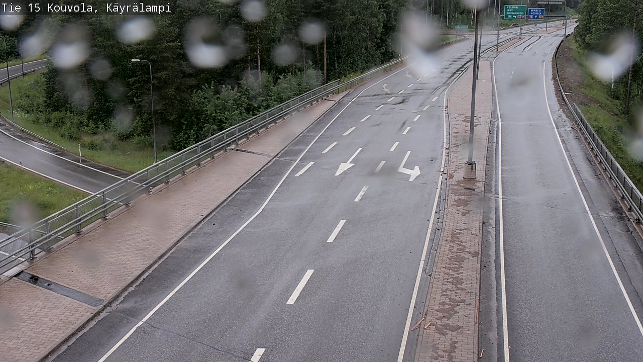 Kelikamerat Kuva Tie 15 Kouvola, Käyrälampi, Kouvola, Kymenlaakso