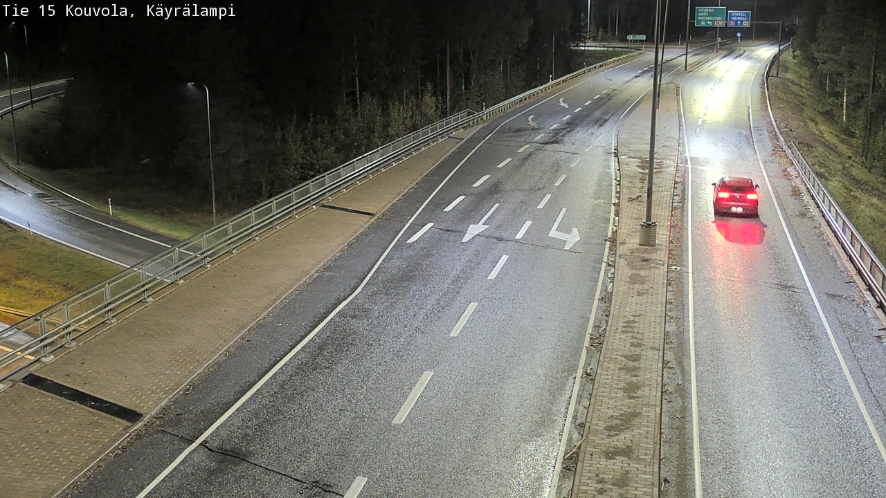 Weather Camera Image Road 15 Kouvola, Käyrälampi, Kouvola, Kymenlaakso