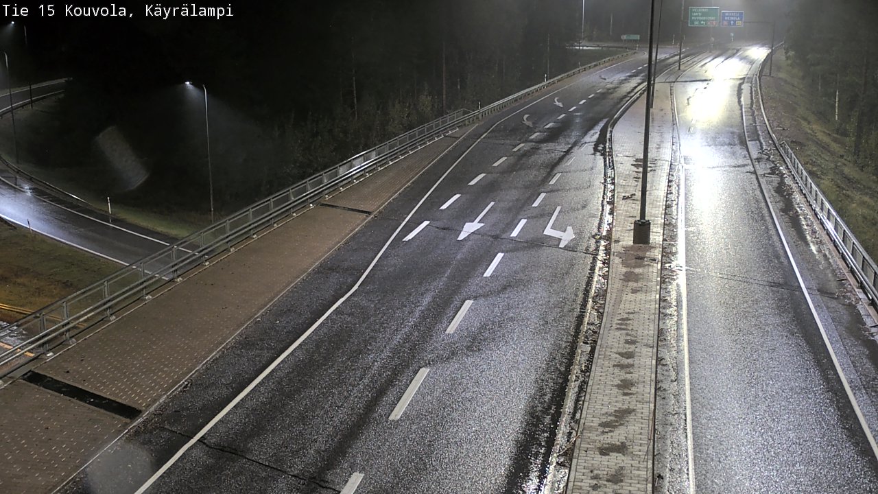 Weather Camera Image Road 15 Kouvola, Käyrälampi, Kouvola, Kymenlaakso