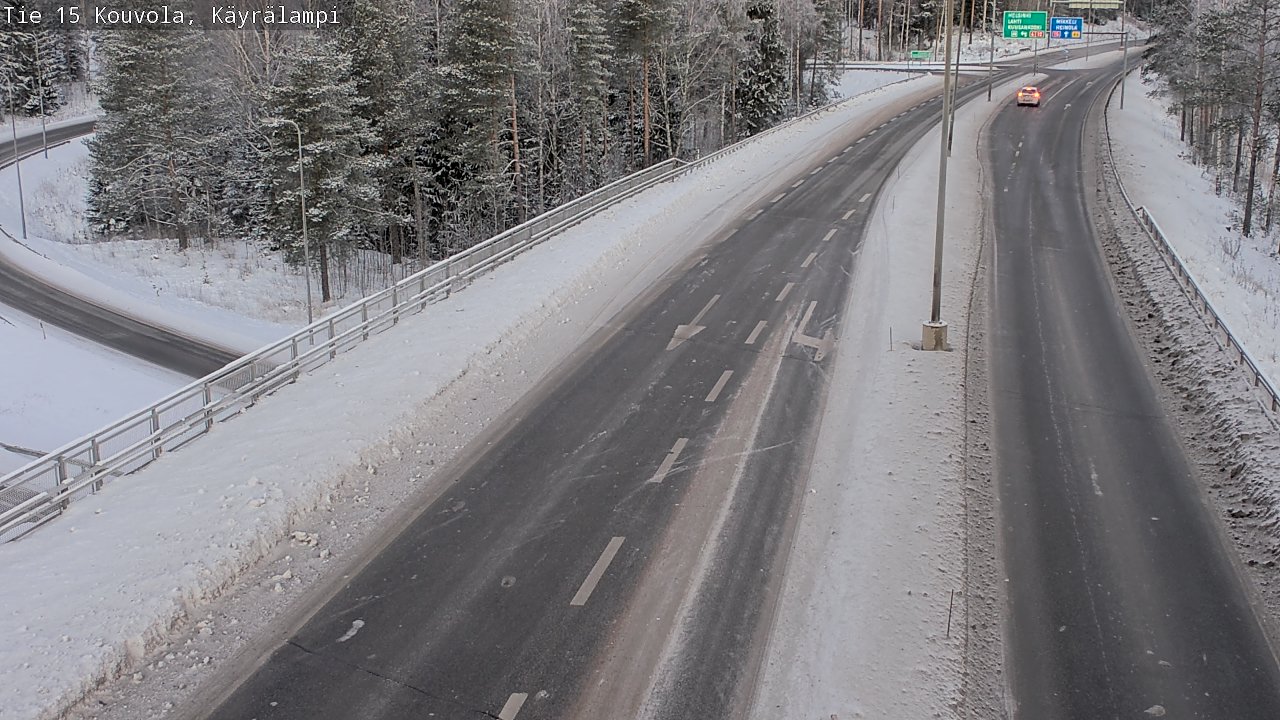 Kelikamerat Kuva Tie 15 Kouvola, Käyrälampi, Kouvola, Kymenlaakso