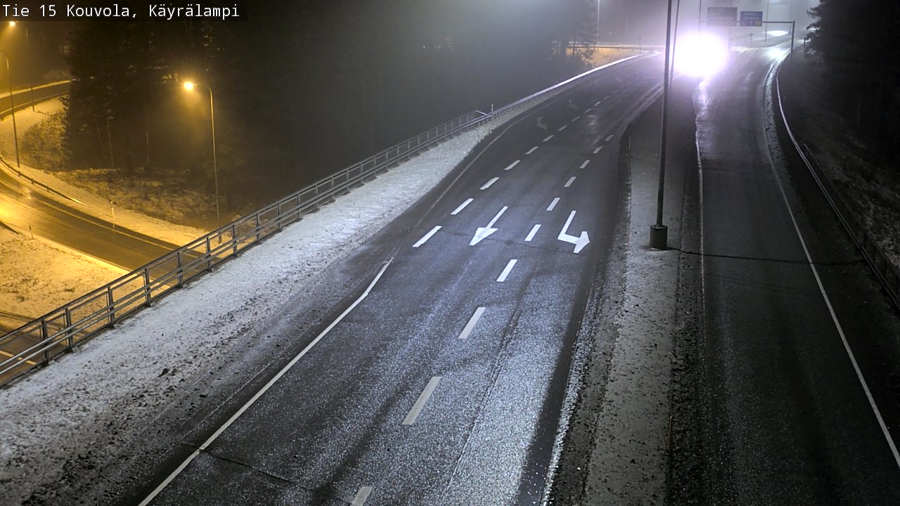 Weather Camera Image Väg 15 Kouvola, Käyrälampi, Kouvola, Kymenlaakso