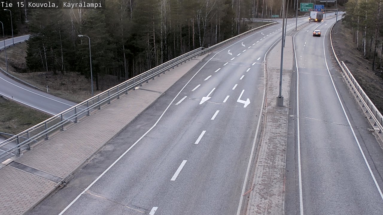 Kelikamerat Kuva Tie 15 Kouvola, Käyrälampi, Kouvola, Kymenlaakso