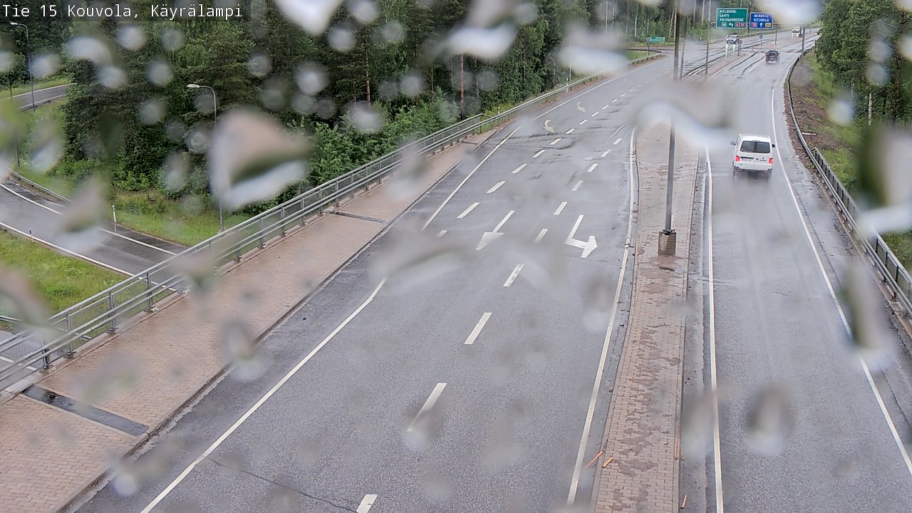Weather Camera Image Road 15 Kouvola, Käyrälampi, Kouvola, Kymenlaakso