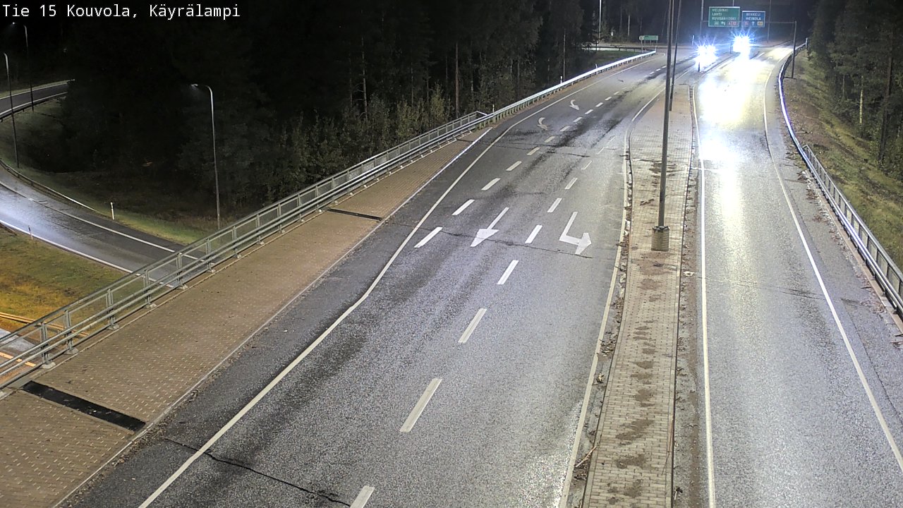 Weather Camera Image Road 15 Kouvola, Käyrälampi, Kouvola, Kymenlaakso