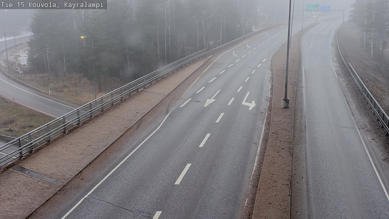 Kelikamerat Kuva Tie 15 Kouvola, Käyrälampi, Kouvola, Kymenlaakso