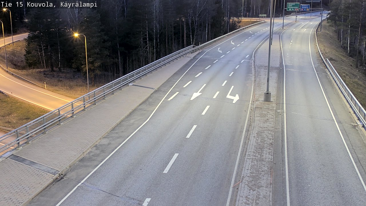 Kelikamerat Kuva Tie 15 Kouvola, Käyrälampi, Kouvola, Kymenlaakso