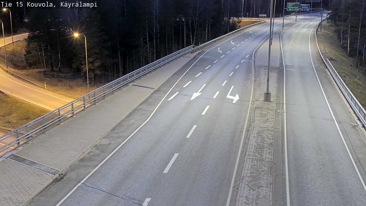 Kelikamerat Kuva Tie 15 Kouvola, Käyrälampi, Kouvola, Kymenlaakso