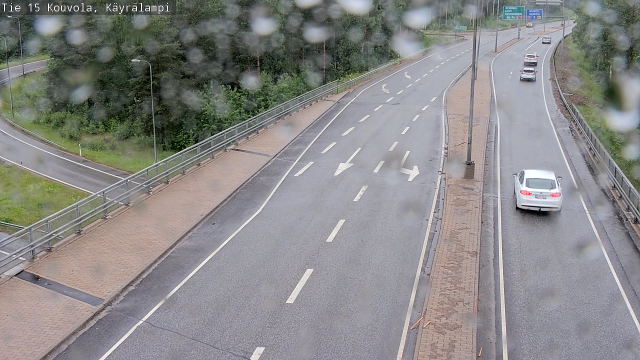 Weather Camera Image Väg 15 Kouvola, Käyrälampi, Kouvola, Kymenlaakso