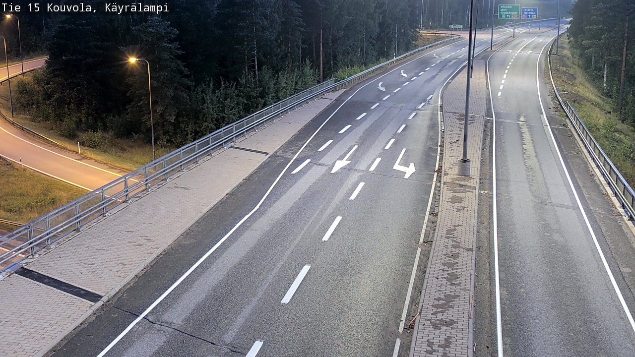 Kelikamerat Kuva Tie 15 Kouvola, Käyrälampi, Kouvola, Kymenlaakso