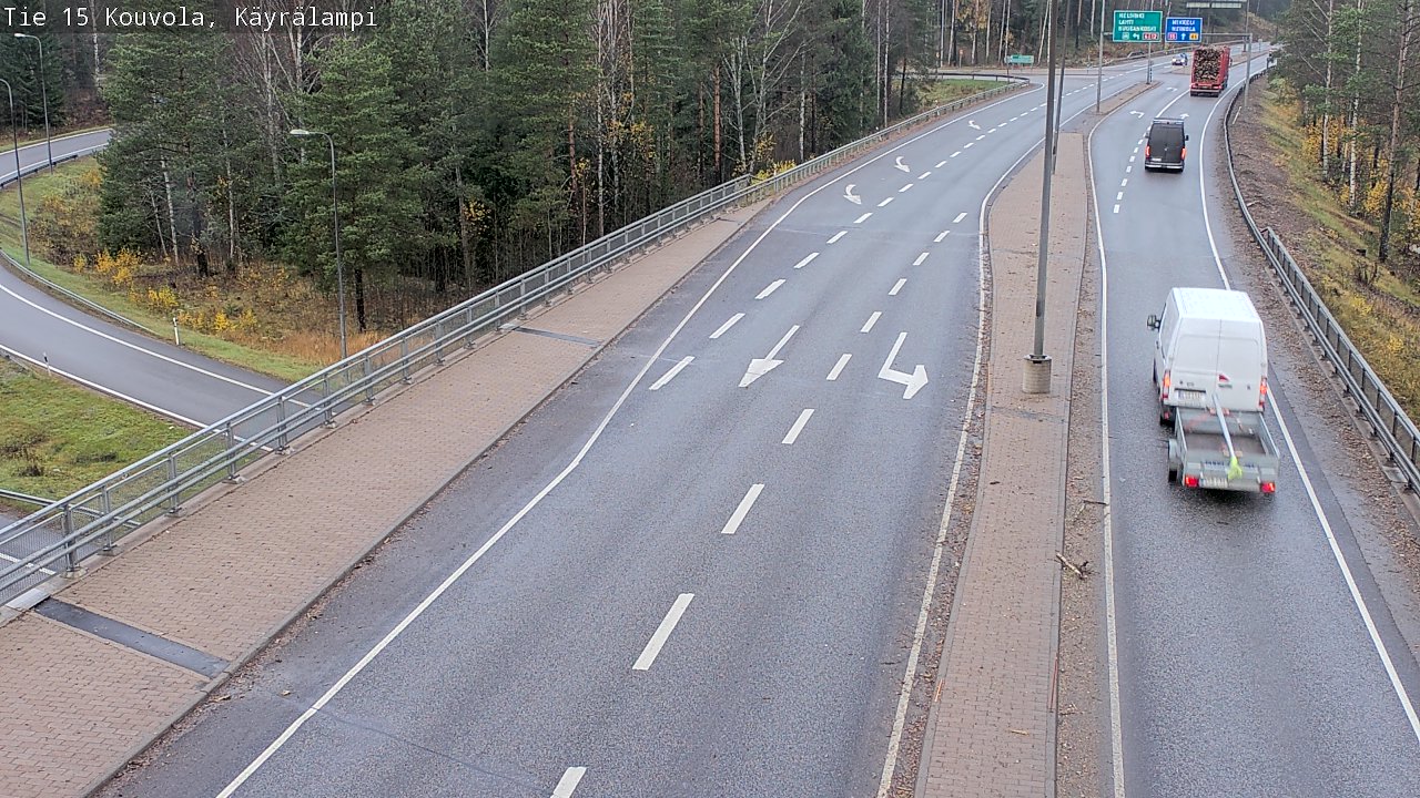 Kelikamerat Kuva Tie 15 Kouvola, Käyrälampi, Kouvola, Kymenlaakso