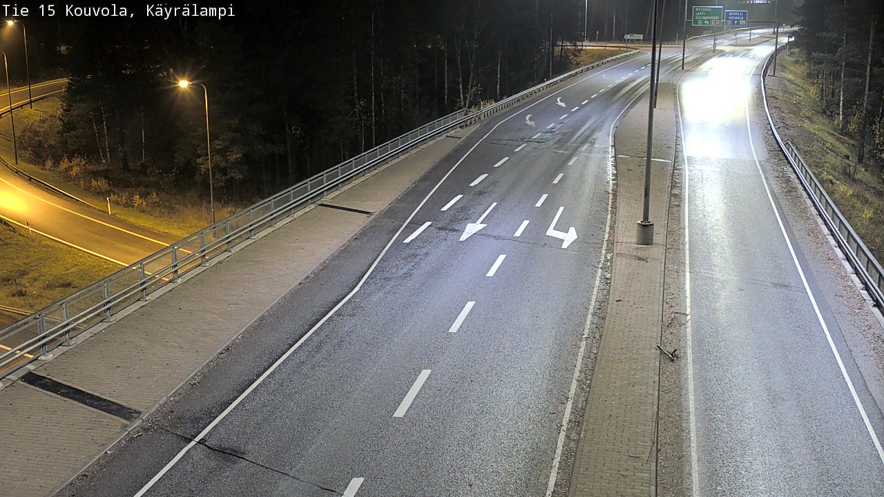 Kelikamerat Kuva Tie 15 Kouvola, Käyrälampi, Kouvola, Kymenlaakso