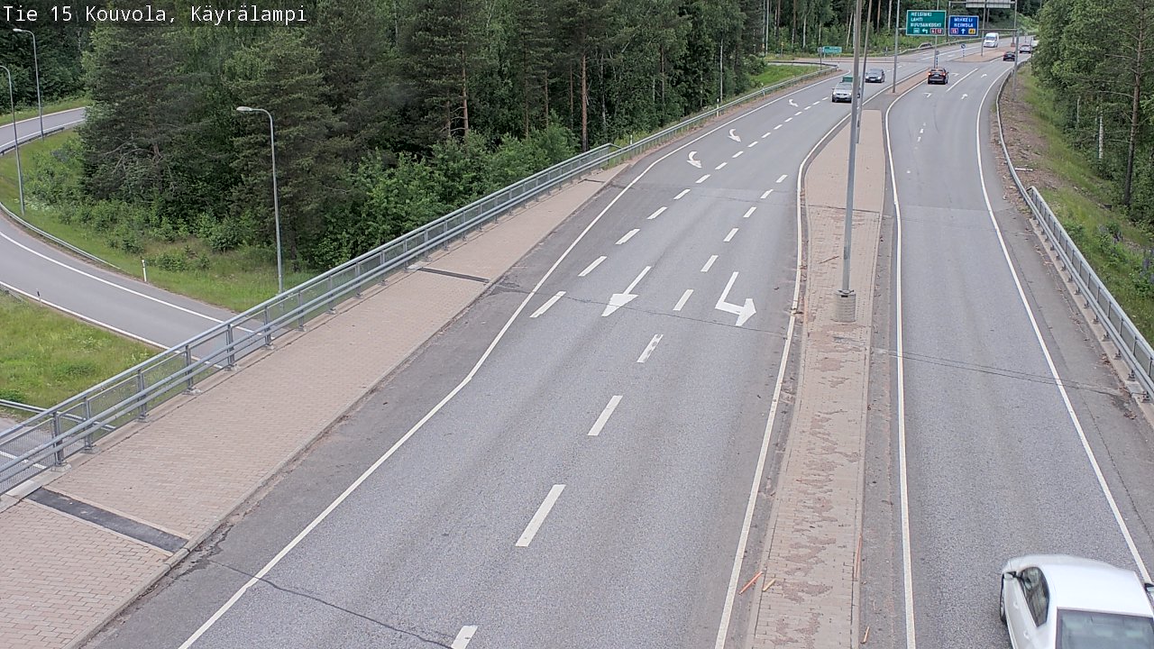 Kelikamerat Kuva Tie 15 Kouvola, Käyrälampi, Kouvola, Kymenlaakso