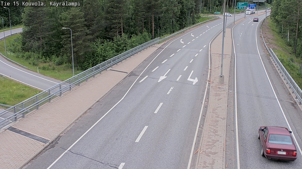 Kelikamerat Kuva Tie 15 Kouvola, Käyrälampi, Kouvola, Kymenlaakso