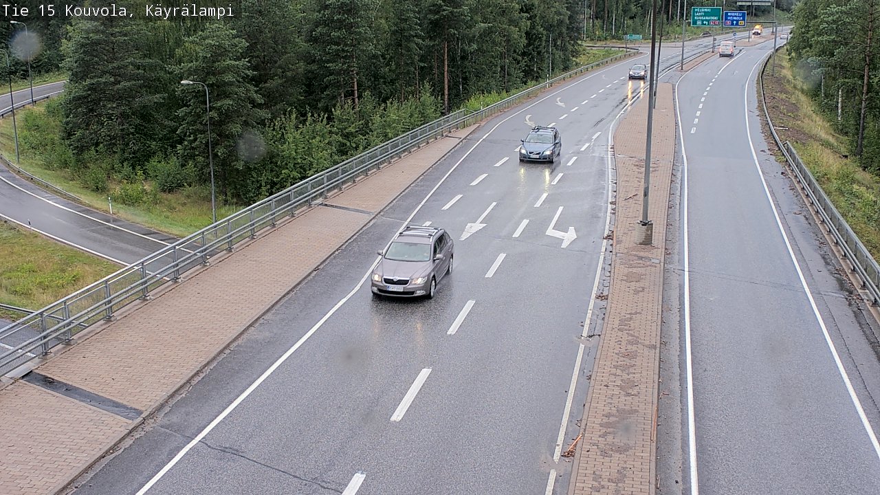 Kelikamerat Kuva Tie 15 Kouvola, Käyrälampi, Kouvola, Kymenlaakso