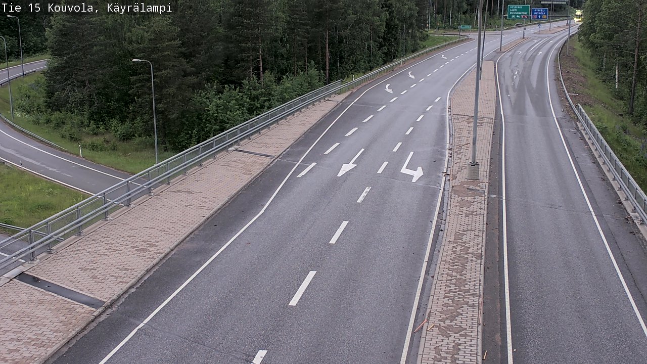 Kelikamerat Kuva Tie 15 Kouvola, Käyrälampi, Kouvola, Kymenlaakso