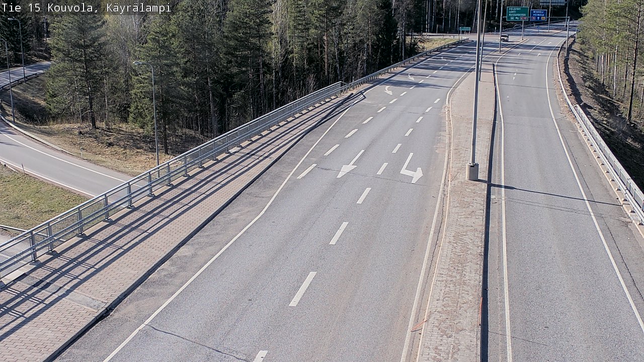 Kelikamerat Kuva Tie 15 Kouvola, Käyrälampi, Kouvola, Kymenlaakso