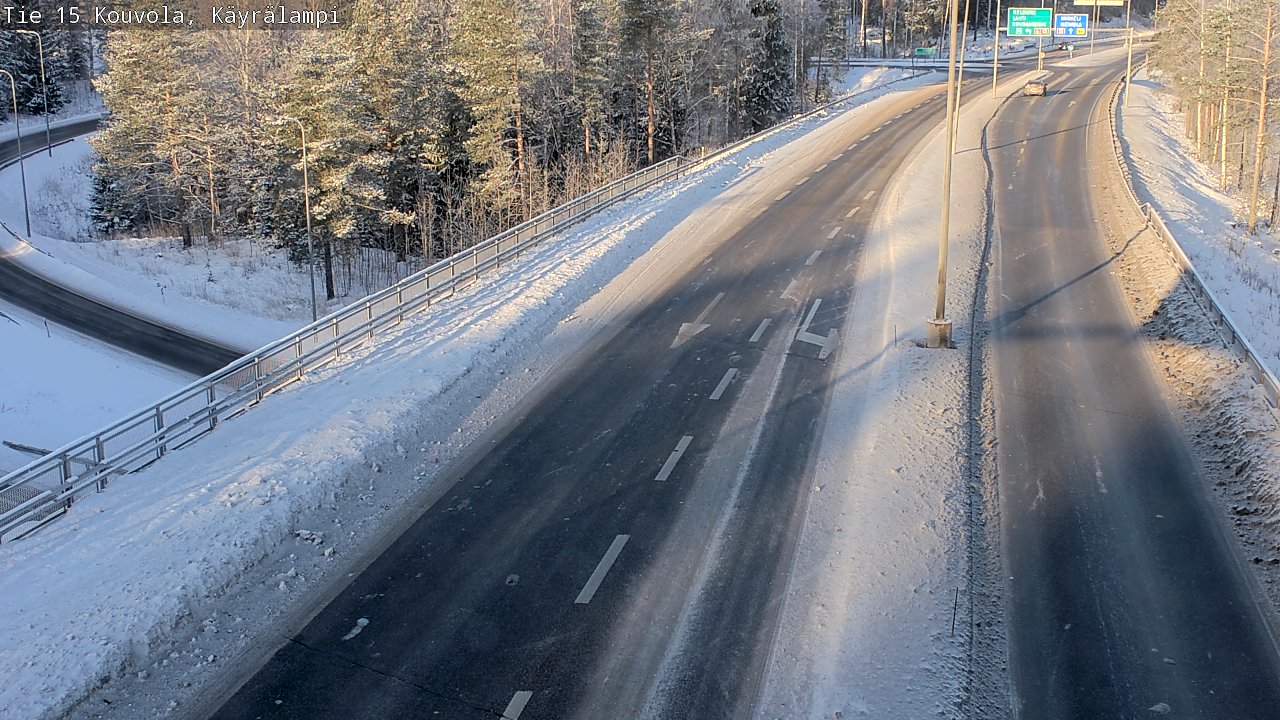 Kelikamerat Kuva Tie 15 Kouvola, Käyrälampi, Kouvola, Kymenlaakso