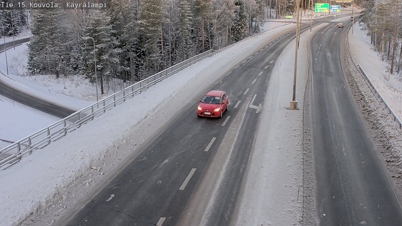 Kelikamerat Kuva Tie 15 Kouvola, Käyrälampi, Kouvola, Kymenlaakso