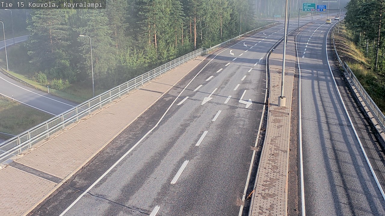 Weather Camera Image Road 15 Kouvola, Käyrälampi, Kouvola, Kymenlaakso