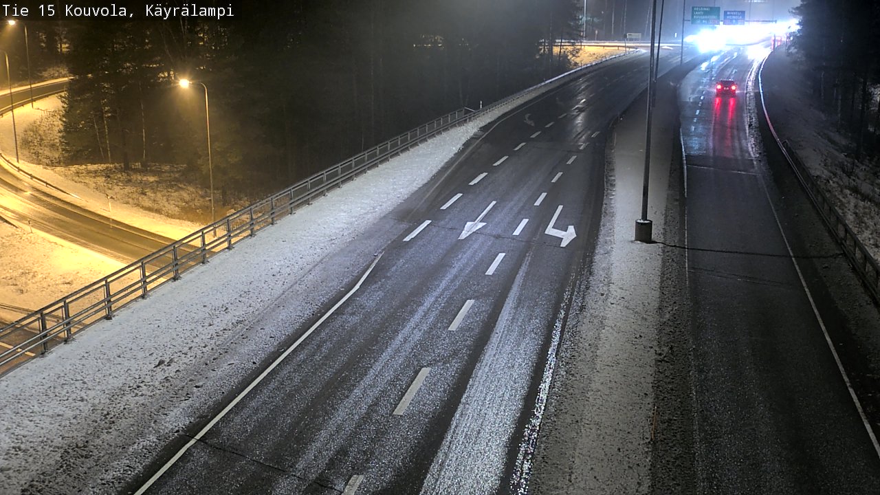 Weather Camera Image Väg 15 Kouvola, Käyrälampi, Kouvola, Kymenlaakso