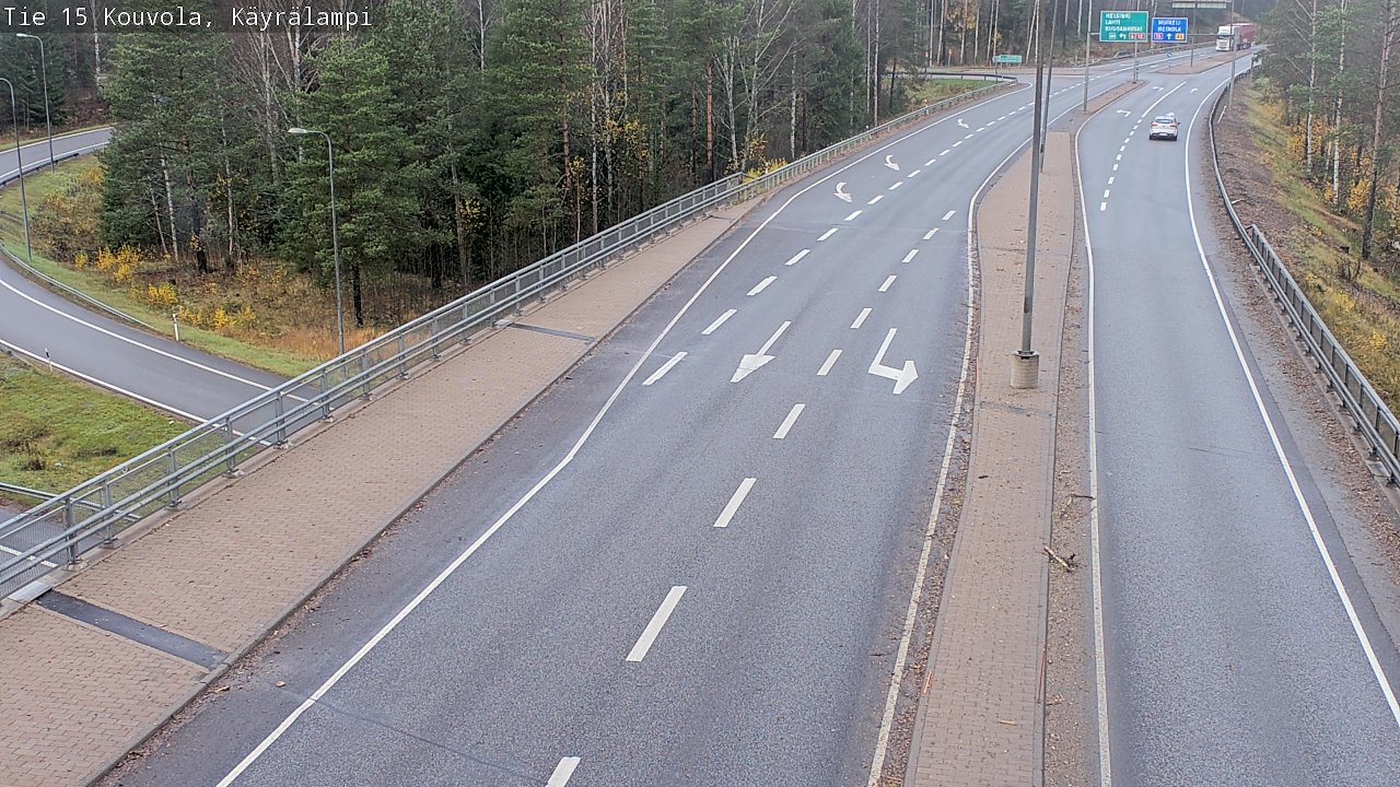 Kelikamerat Kuva Tie 15 Kouvola, Käyrälampi, Kouvola, Kymenlaakso