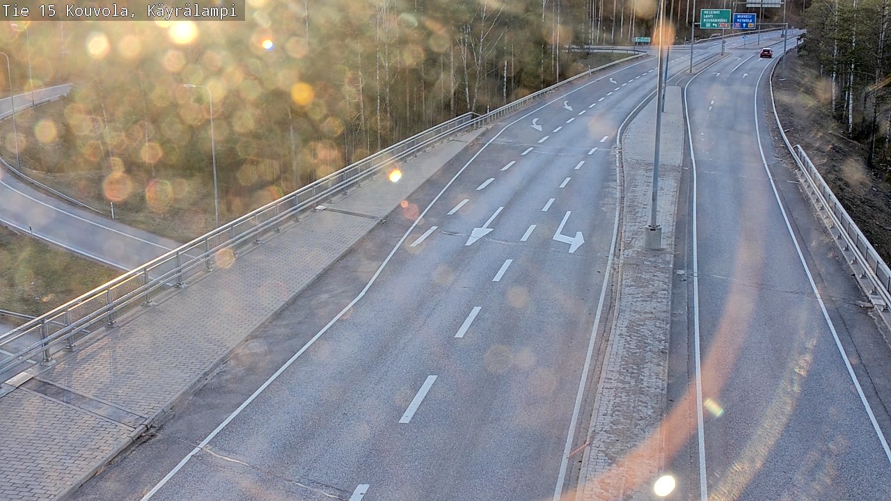Kelikamerat Kuva Tie 15 Kouvola, Käyrälampi, Kouvola, Kymenlaakso