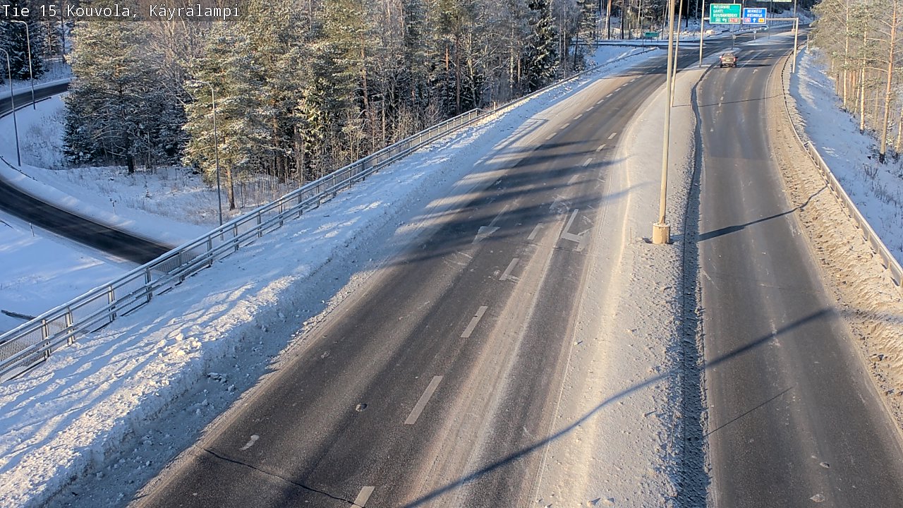 Kelikamerat Kuva Tie 15 Kouvola, Käyrälampi, Kouvola, Kymenlaakso