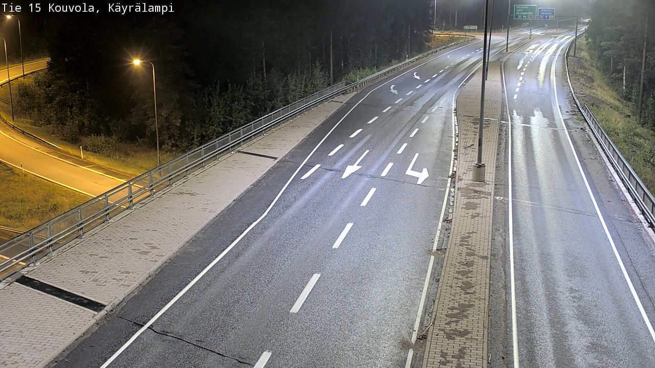 Kelikamerat Kuva Tie 15 Kouvola, Käyrälampi, Kouvola, Kymenlaakso