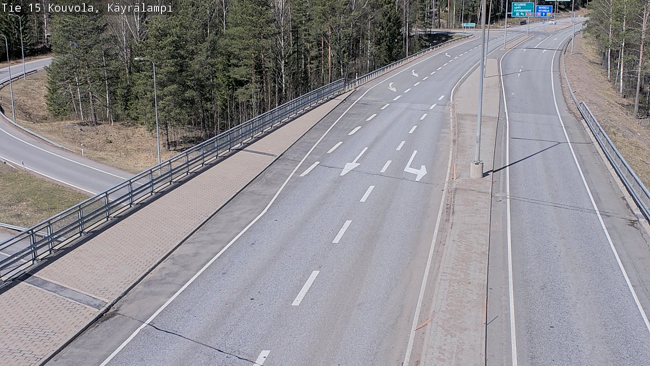 Kelikamerat Kuva Tie 15 Kouvola, Käyrälampi, Kouvola, Kymenlaakso