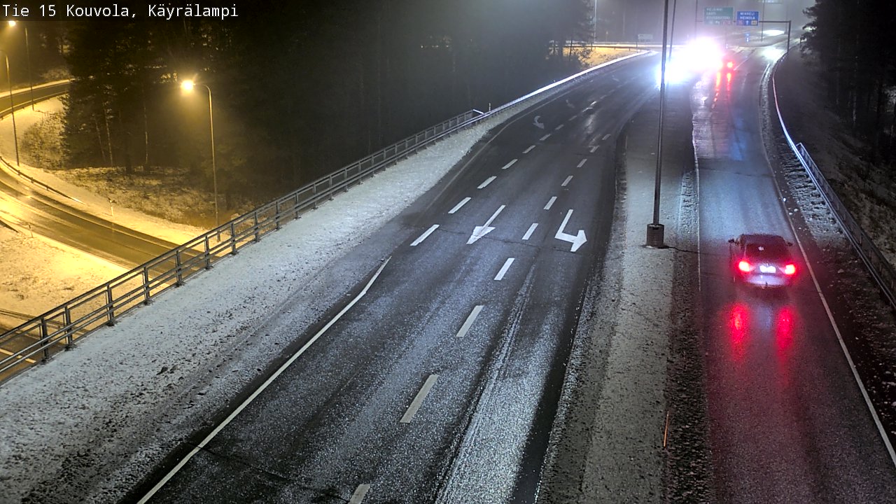Weather Camera Image Väg 15 Kouvola, Käyrälampi, Kouvola, Kymenlaakso