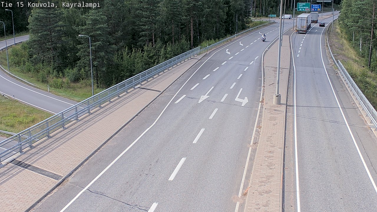 Kelikamerat Kuva Tie 15 Kouvola, Käyrälampi, Kouvola, Kymenlaakso