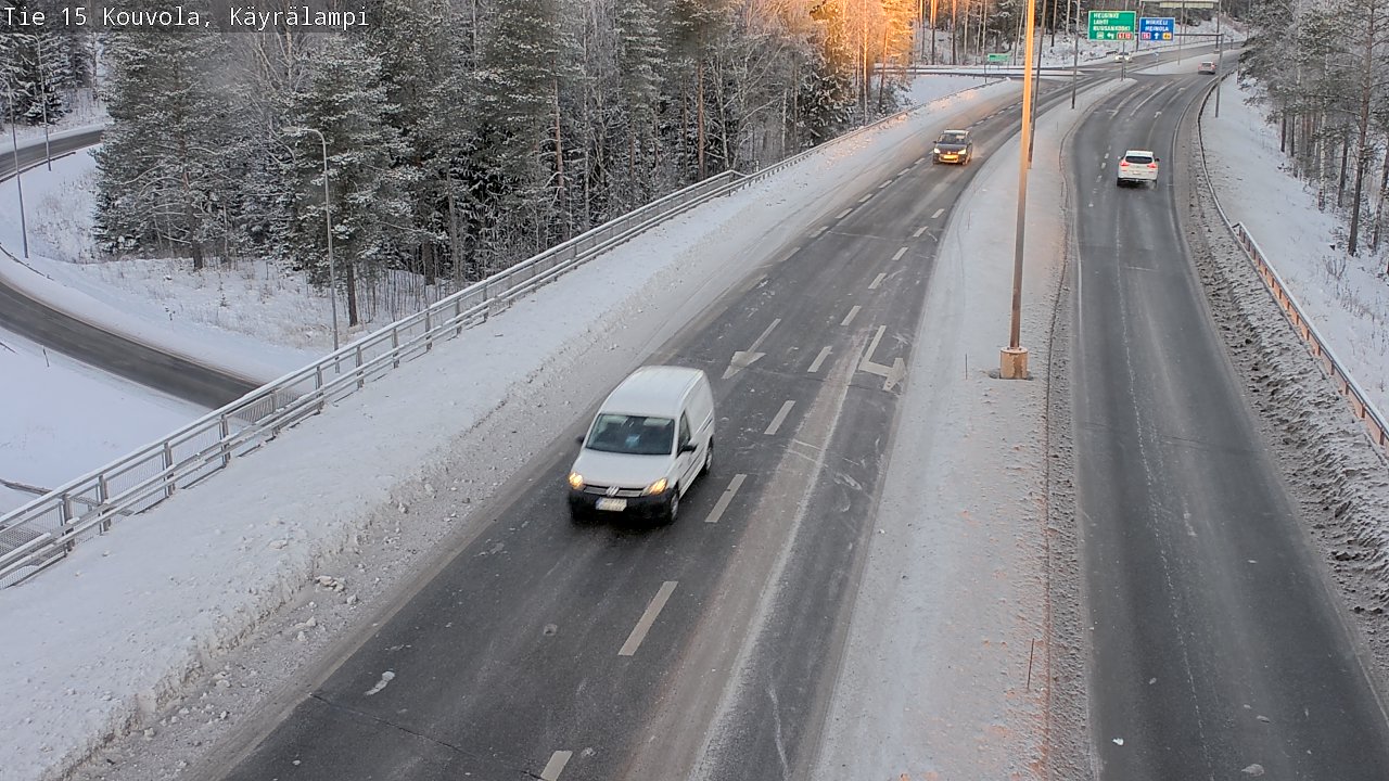 Kelikamerat Kuva Tie 15 Kouvola, Käyrälampi, Kouvola, Kymenlaakso