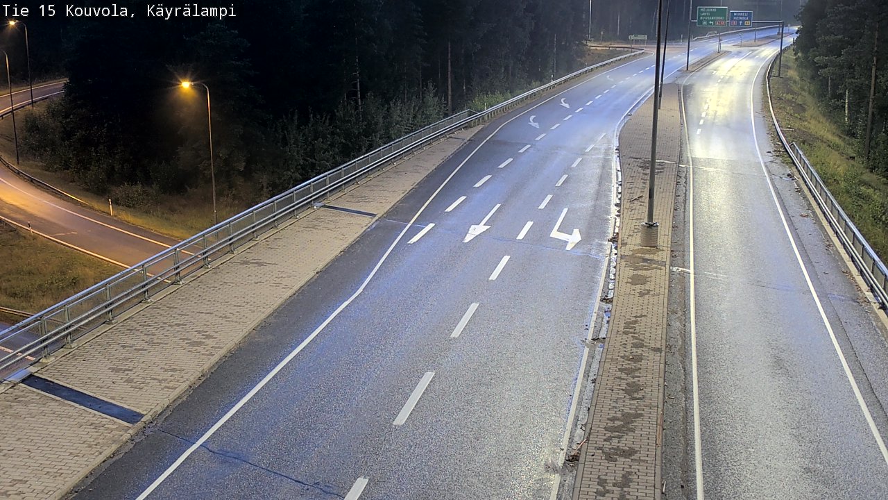 Kelikamerat Kuva Tie 15 Kouvola, Käyrälampi, Kouvola, Kymenlaakso