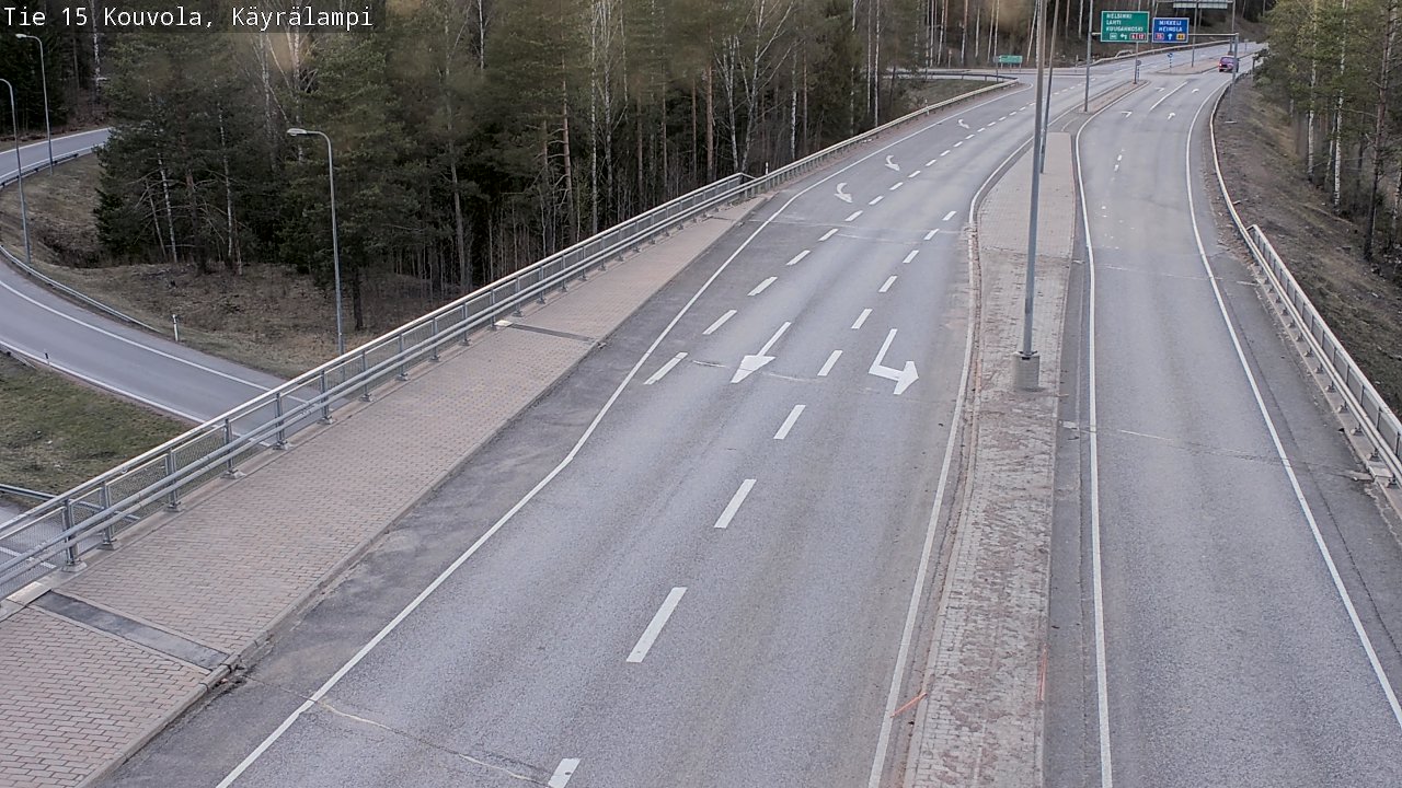 Kelikamerat Kuva Tie 15 Kouvola, Käyrälampi, Kouvola, Kymenlaakso